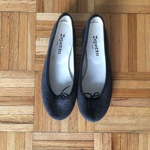 Grey Repetto ballet flats